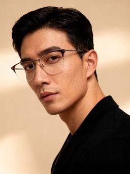 Police - Women Grey Square Eyeglass Frame (51)