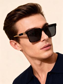 Police - Full Rim Rectangular Shaped Sunglasses for Men -SPLP31K56722SG (56)