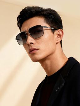 Police - Full Rim Square Shaped Sunglasses for Men -SPLR90K57K56PSG (57)