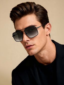 Police - Full Rim Square Shaped Sunglasses for Men -SPLR91K58S39SG (58)