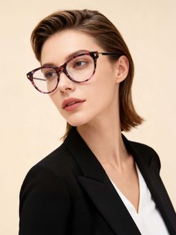 Police - Full Rim Butterfly Shaped Eyewear Frame for Women -VPL628K519E9FR (51)