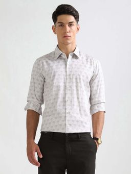 Arrow Newyork - Off White Slim Fit Formal Shirt