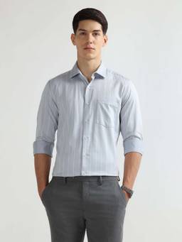 Arrow - Grey Regular Fit Formal Shirt