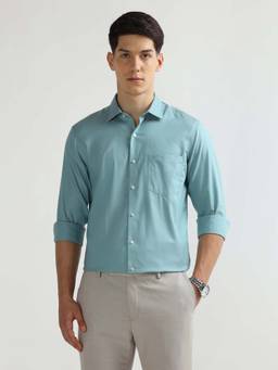 Arrow - Green Regular Fit Formal Shirt