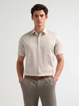 Arrow - Beige Regular Fit Formal Shirt