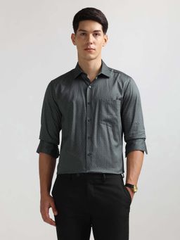 Arrow - Green Regular Fit Formal Shirt