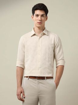 Arrow - Beige Tailored Fit Formal Shirt