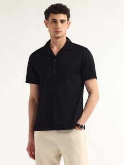 Arrow - Black Slim Fit Casual Shirt