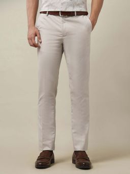 Arrow - Beige Regular Fit Formal Trouser