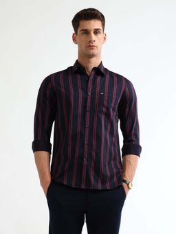 Arrow Sports - Blue Slim Fit Casual Shirt