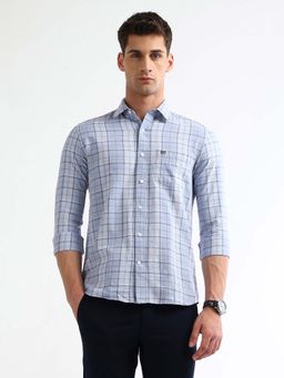 Arrow Sports - Blue Slim Fit Casual Shirt