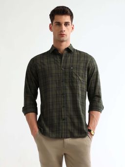 Arrow Sports - Green Regular Fit Casual Shirt