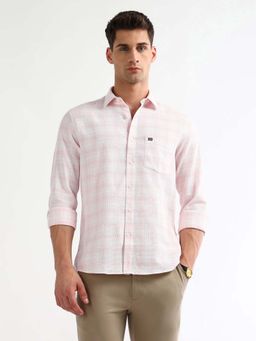 Arrow Sports - Pink Regular Fit Casual Shirt
