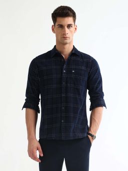 Arrow Sports - Blue Regular Fit Casual Shirt
