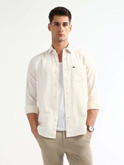Arrow Sports - White Slim Fit Casual Shirt