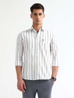 Arrow Sports - White Slim Fit Casual Shirt