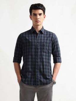 Arrow Sports - Blue Slim Fit Casual Shirt