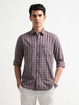 Arrow Sports - Red Slim Fit Casual Shirt