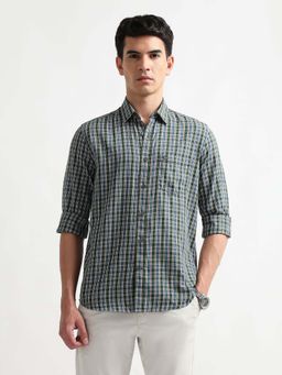 Arrow Sports - Green Slim Fit Casual Shirt