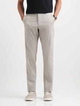 Arrow Sports - Off White Slim Fit Casual Trouser