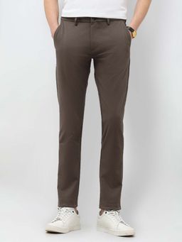 U.S. POLO ASSN. - Brown Slim Fit Casual Trouser