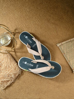 Fresh1947feet - Kids Super Comfortable Cream Slip On Flipflops