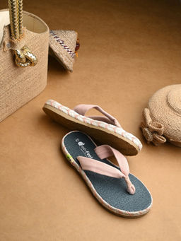 Fresh1947feet - Kids Super Comfortable Peach Slip On Flipflops