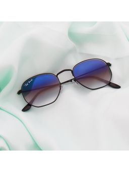 TED SMITH - Full Rim UV Protection Wayfarer Sunglasses for Unisex Glass Lens (TS-HEXON_C12)