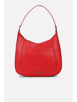 Van Heusen - Women Red Solid Casual Handbag