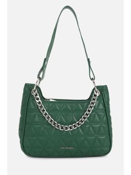 Van Heusen - Women Green Textured Hand Bag