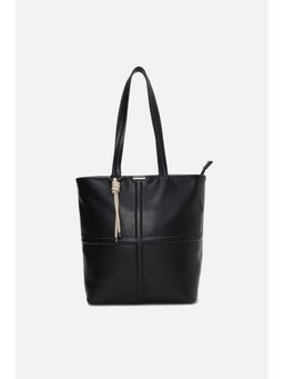 Van Heusen - Women Black Solid Casual Handbag