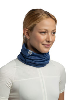 Buff - Unisex Blue Merino Lightweight Textured Tubular Neckgear