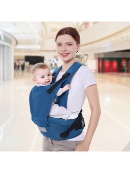 R for Rabbit - Denim Blue Upsy Daisy Cozy Baby Carrier