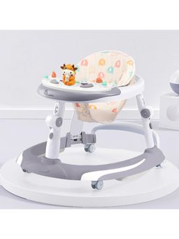 R for Rabbit - Grey White Little Feet Plus Baby Walker