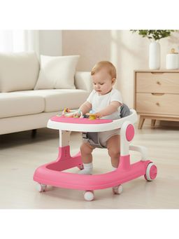 StarAndDaisy - Safety Wheels and Comfortable Seat Pink Baby Walker