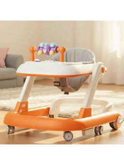 StarAndDaisy - Safety Wheels and Comfortable Seat Orange Baby Walker