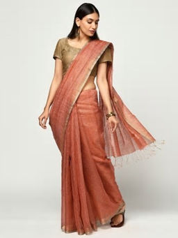 Fabindia - Silk Matka Woven Sari