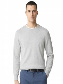 J.Crew - Light Grey Crew Neck Sweater
