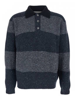 Dunst - Grey Shirt Collar Sweater (M)