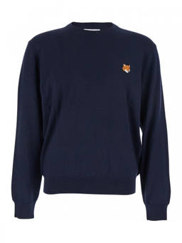 Maison Kitsune - Navy Blue Logo Sweater