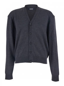 JACQUEMUS - Dark Grey Solid Cardigan