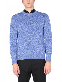 Ballantyne - Blue Crew Neck Sweater