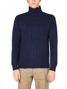 Ballantyne - Blue Turtle Neck Sweater (L)