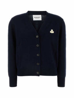 Isabel Marant - Midnight Blue Cotton Blend Cardigan