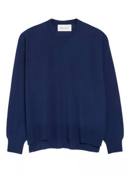 AMI Paris - Navy Blue Solid Sweater