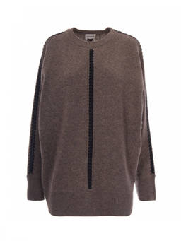 Parosh - Brown Crew Neck Sweater