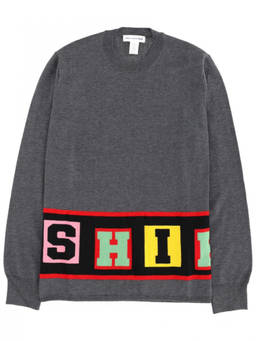 COMME des GARCONS - Grey Crew Neck Sweater