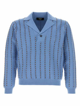 Fendi - Light Blue Stripes Sweater (M)