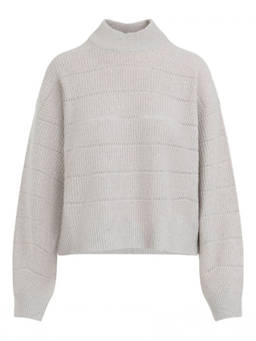 Brunello Cucinelli - Grey Knitted Turtle Neck Sweater (M)