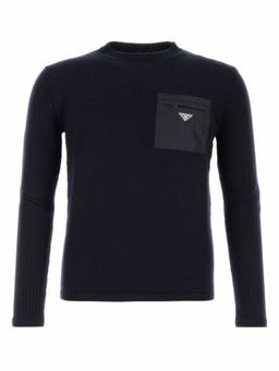 PRADA - Dark Blue Knitted Sweater
